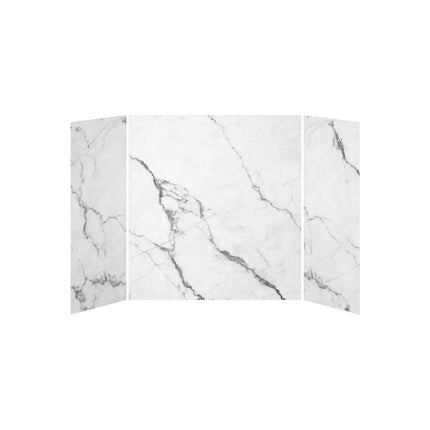 Kalia 32x60x32 Minerals #500  60x32 3-Panel Bath Shower Wall Kit - Minerals #500 Gloss WA2013-500-001 - Plumbing Market