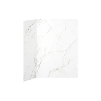 Kalia 60x32 Gold Minerals #51060x32 2-Panel Shower Wall Kit for Corner Installation - Gold Minerals #510 Gloss WA2005-510-001 - Plumbing Market