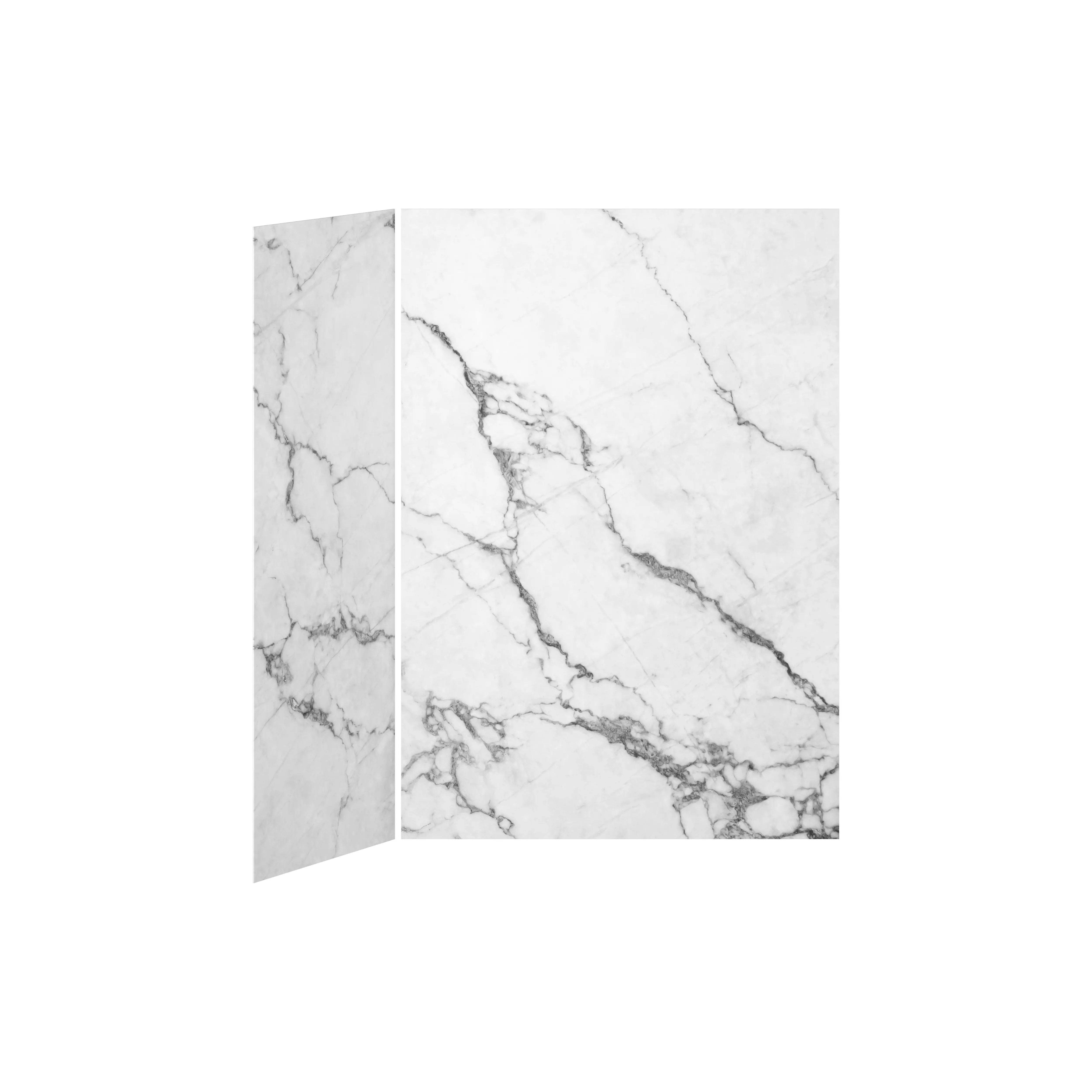 Kalia 60x32 Minerals #500 60x32 2-Panel Shower Wall Kit for Corner Installation - Minerals #500 Gloss WA2005-500-001 - Plumbing Market