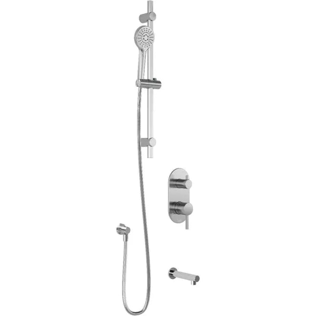 Kalia BASICO PB2 (Valve Not Included) : Pressure Balance Shower System Chrome BF2085-110 - Plumbing Market