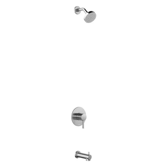 Kalia BASICO PB3 (Valve Not Included) : Pressure Balance Shower System Chrome BF2083-110 - Plumbing Market