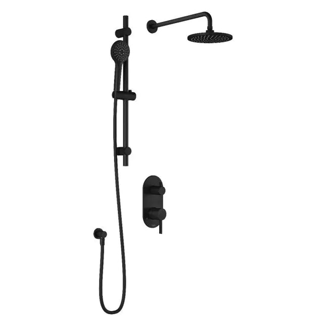 Kalia BASICO  PB4 (Valve Not Included) :  Pressure Balance Shower System Matte Black BF1907-160 - Plumbing Market