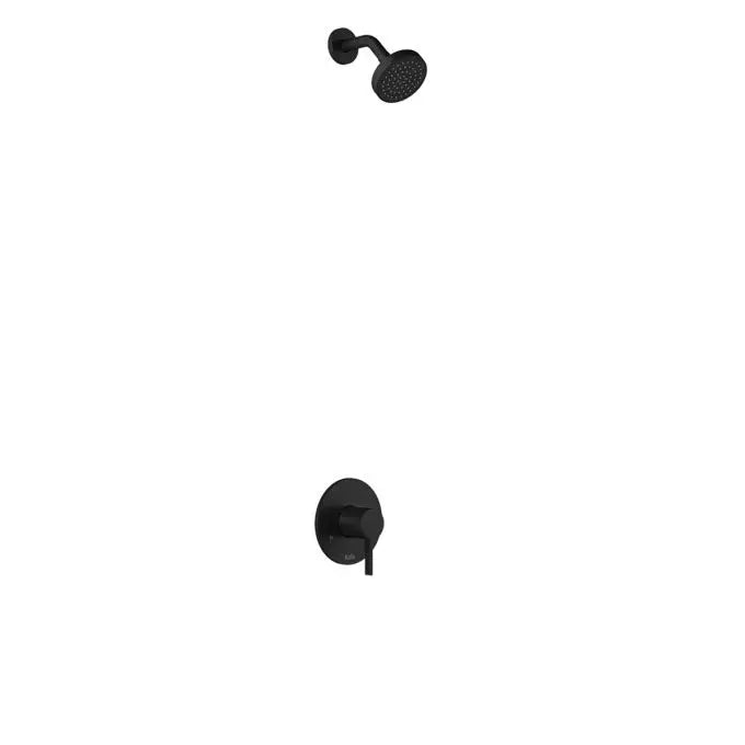 Kalia BASICO PB5 (Valve Not Included) : Pressure Balance Shower System Matte Black BF2084-160 - Plumbing Market