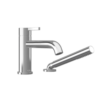 Kalia BASICOPressure Balance 2-Piece Deckmount Tub Filler with Handshower Chrome - Plumbing Market