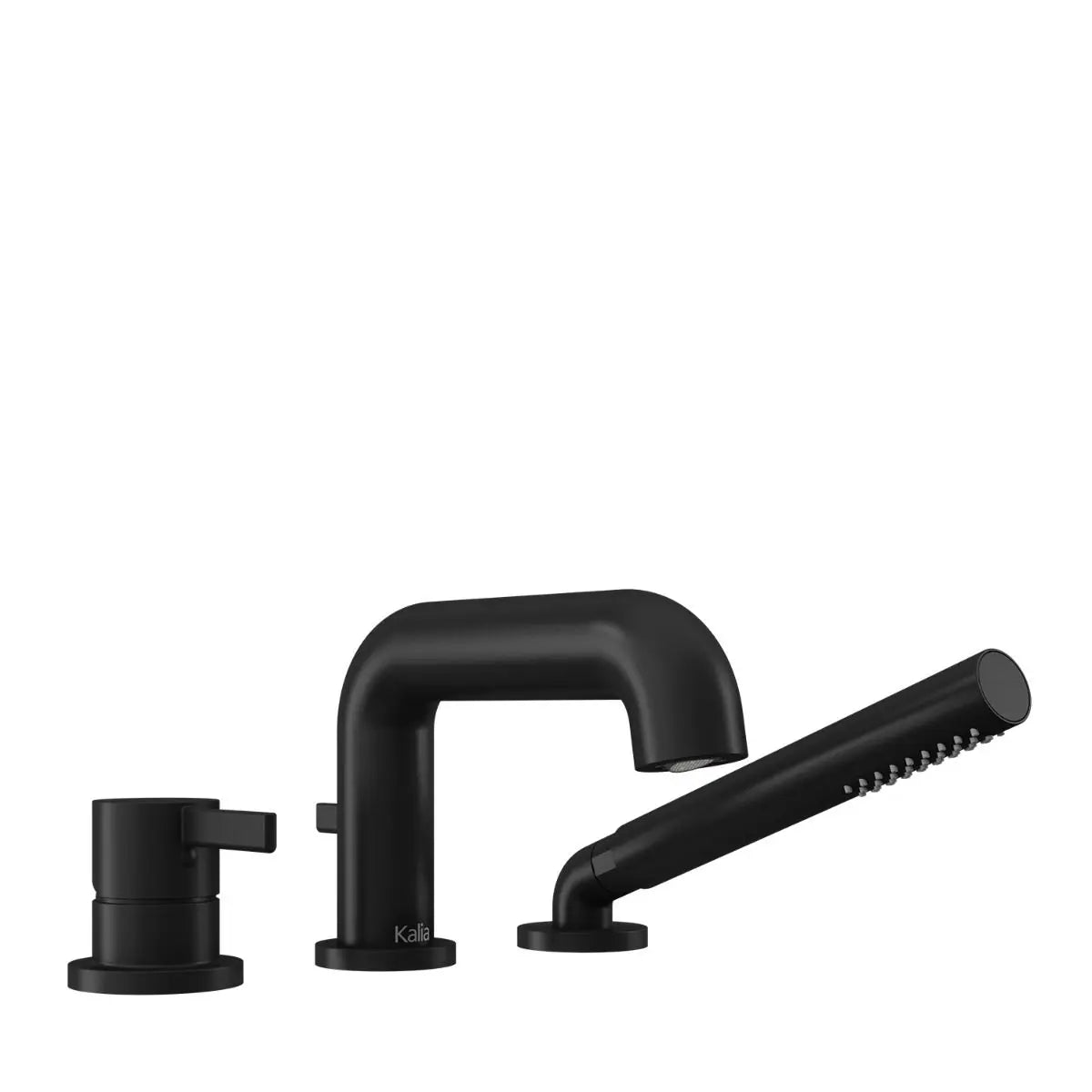 Kalia Basico 3 Piece Deck Mount Tub Filler with Handshower - Plumbing Market