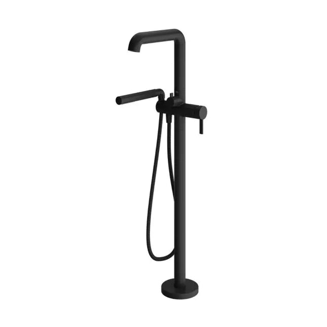 Kalia Basico Free Standing Bathtub Tub Filler With Hand Shower Trim - Plumbing Market