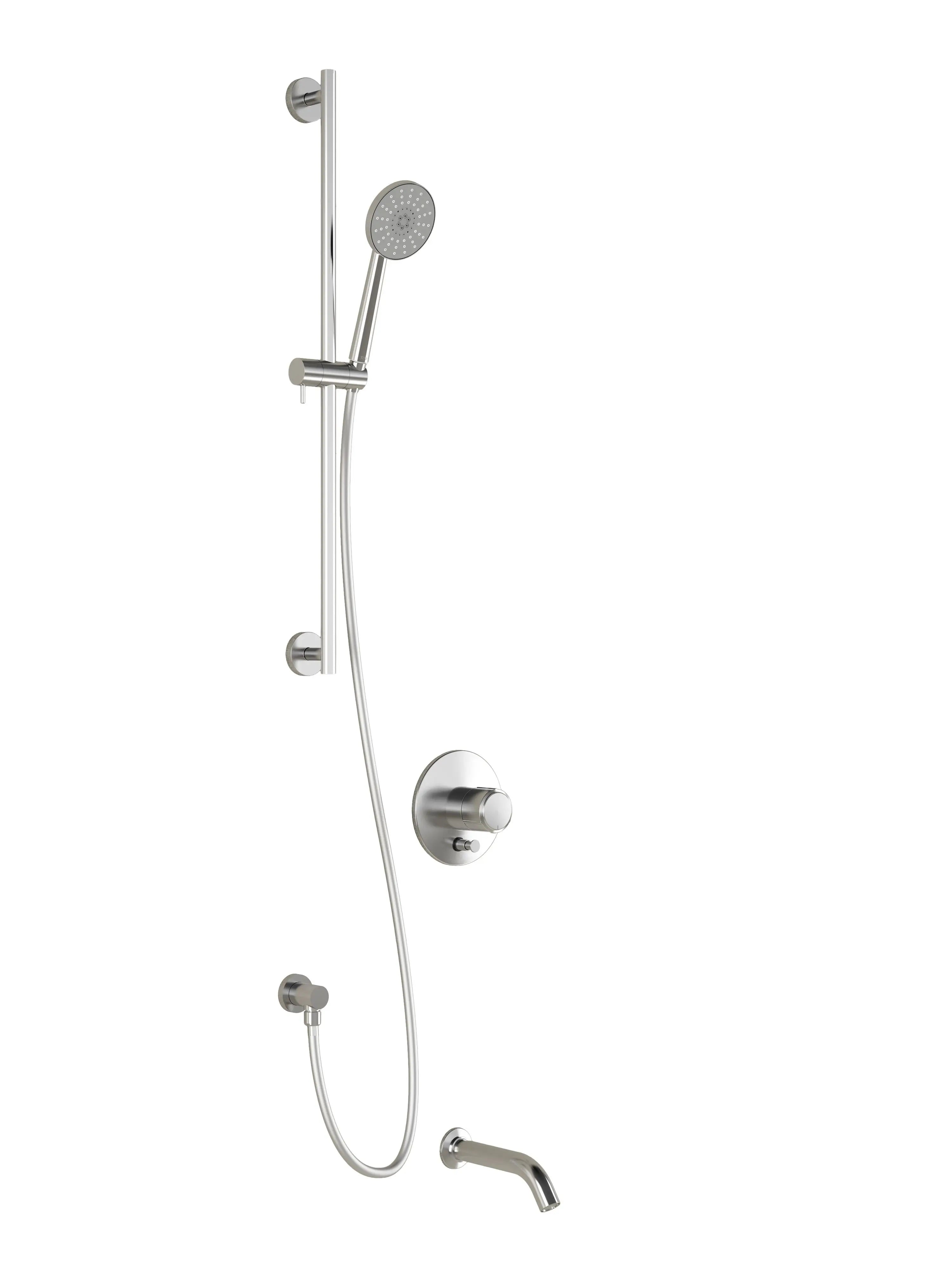 Kalia CITÉ PB2 (Valve Not Included) : Pressure Balance Tub and Shower System Chrome BF1259-110 - Plumbing Market