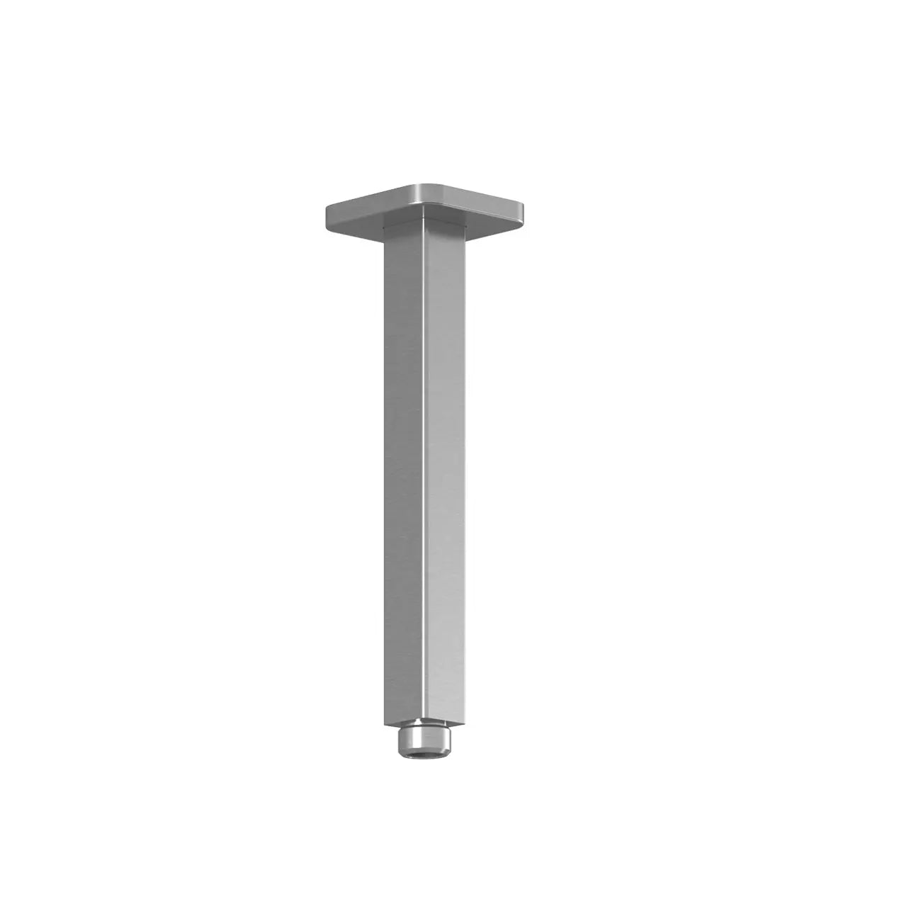 Kalia Ceiling Square Arm With Flange Pure Nickel PVD 104300-125 - Plumbing Market