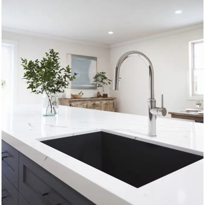 Kalia Enora Diver Single Handle Kitchen Faucet Pull Down Dual Spray - Plumbing Market