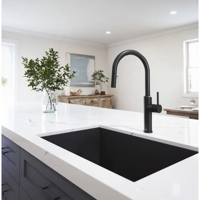 Kalia Enora Diver Single Handle Kitchen Faucet Pull Down Dual Spray - Plumbing Market