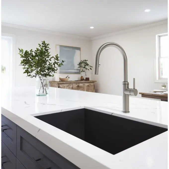 Kalia Enora Diver Single Handle Kitchen Faucet Pull Down Dual Spray - Plumbing Market