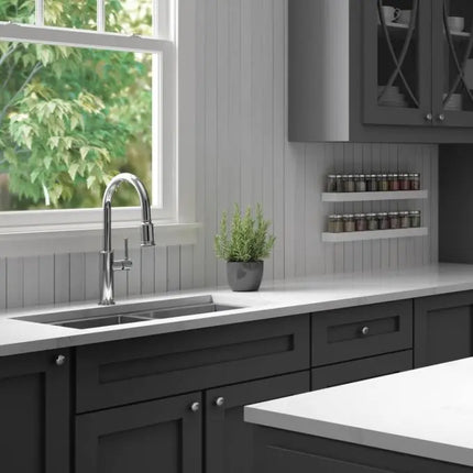 Kalia Exki Diver Single Handle Kitchen Faucet With Pull Down Spray - Plumbing Market