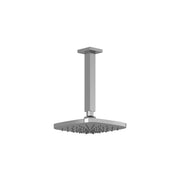 Kalia GRAFIK 200mm (7 ⅞'') Rainhead and 203mm (8'') Vertical Ceiling Arm Chrome BF1394-110 - Plumbing Market