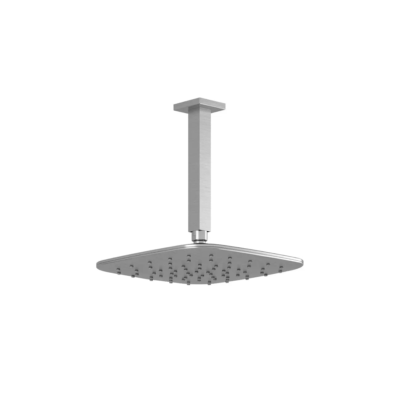 Kalia GRAFIK PLUS 251mm x 251mm (9 ⅞'' x 9 ⅞'') Rainhead and 203mm (8'') Vertical Ceiling Arm Chrome BF1396-110 - Plumbing Market