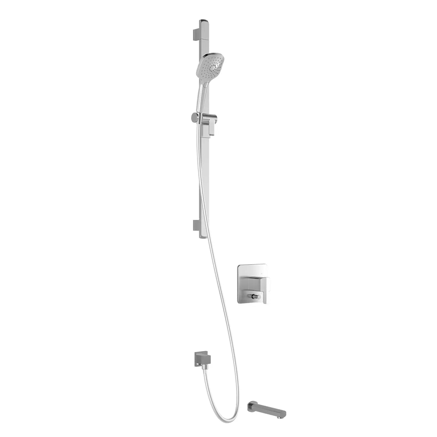 Kalia GRAFIKPB2 (Valve Not Included) : Pressure Balance Tub and Shower System Chrome BF1361-110 - Plumbing Market