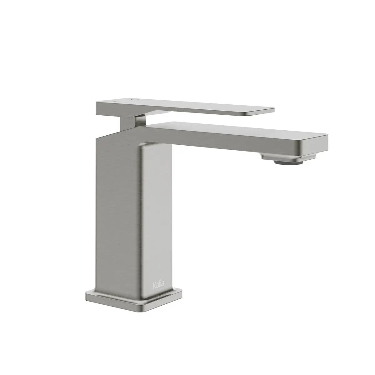 Kalia KAREO Single Hole Lavatory Faucet With Push Drain and Overflow Pure Nickel - Plumbing Market