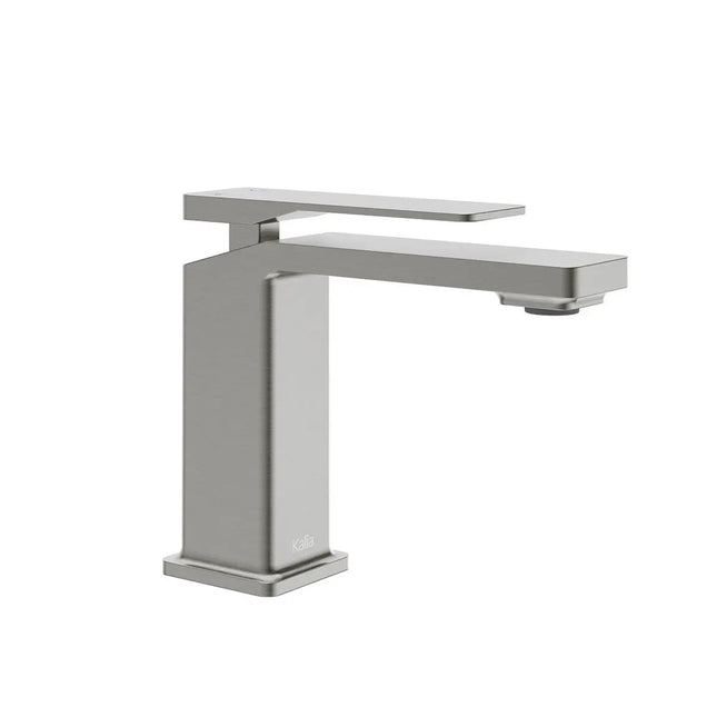 Kalia KAREO Single Hole Lavatory Faucet Without Drain Pure Nickel - Plumbing Market