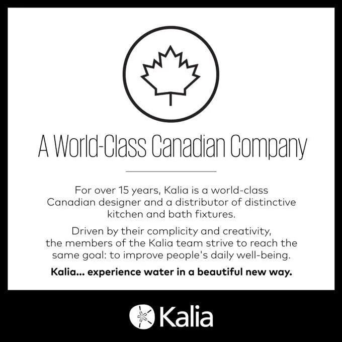 Kalia KAREO Wall-mount Tub Filler with Push-Button Valve - Matte black