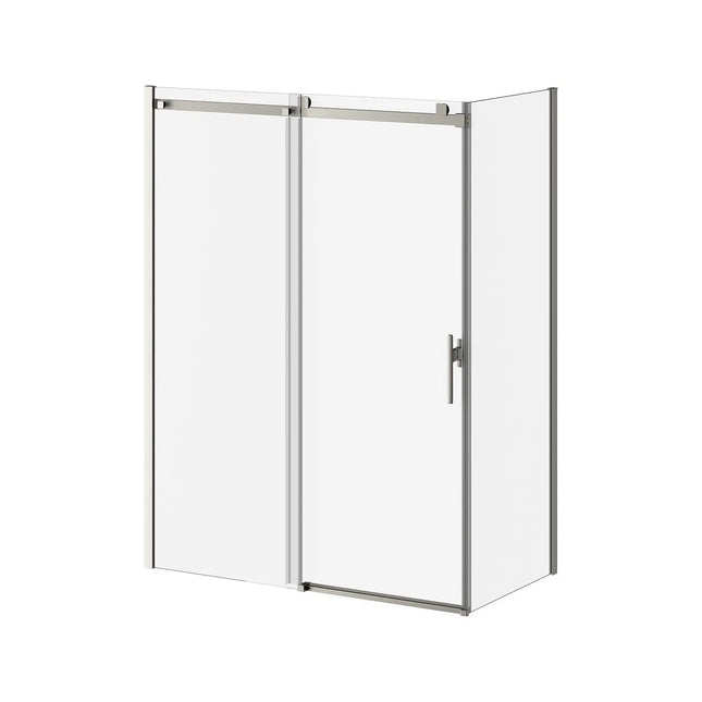 Kalia KONCEPT EVO32''x77'' Duraclean Glass Return Panel for Corner Installation (Reversible) Brushed Nickel DR1794-120-003 - Plumbing Market