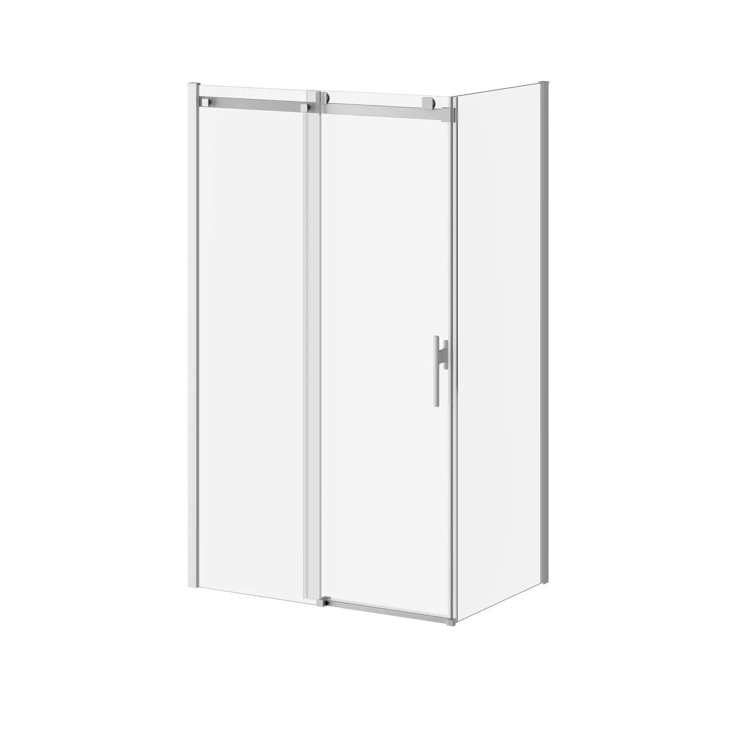 Kalia KONCEPT EVO32''x77'' Duraclean Glass Return Panel for Corner Installation (Reversible) Chrome DR1794-110-003 - Plumbing Market