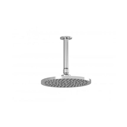 Kalia KONTOUR 200mm (7 ⅞'') Rainhead and 153mm (6'') Vertical Ceiling Arm Chrome BF1389-110 - Plumbing Market