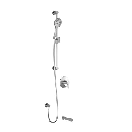 Kalia KONTOUR PB2 (Valve Not Included) : Pressure Balance Tub and Shower System Chrome BF1343-110 - Plumbing Market