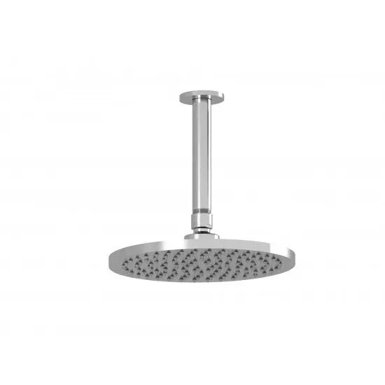 Kalia KONTOUR PLUS 254mm (10'') Rainhead and 153mm (6'') Vertical Ceiling Arm Chrome BF1391-110 - Plumbing Market