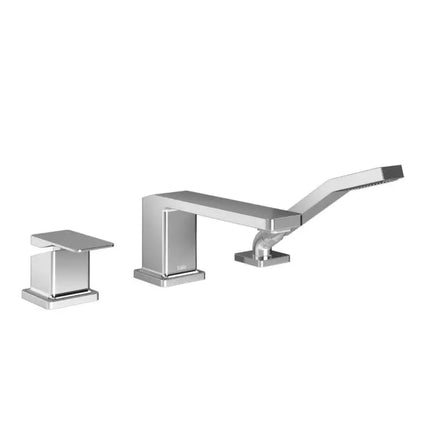 Kalia Kareo 3 Piece Deck Mount Bathtub Filler Faucet With Hand Shower - Plumbing Market