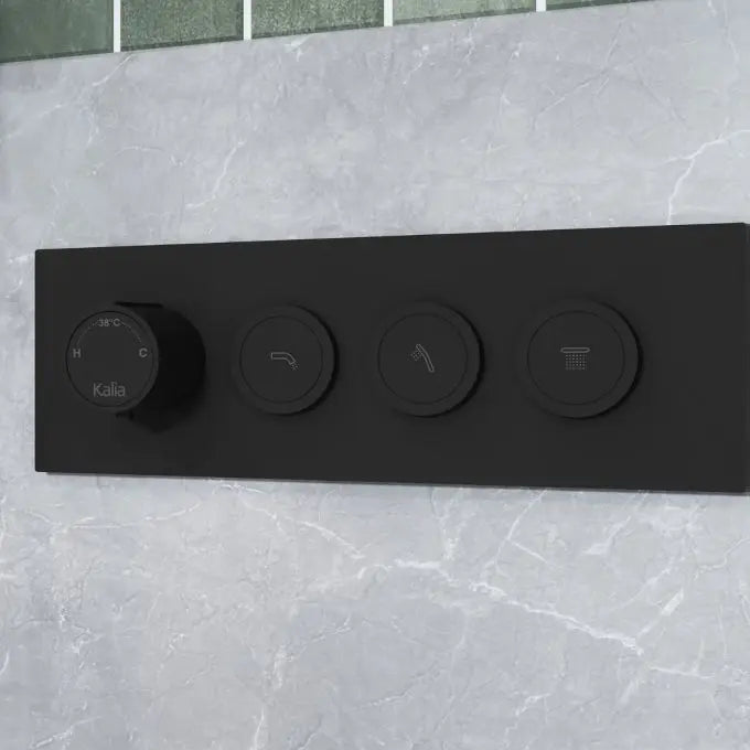 Kalia Kareo TB3 Aquatonik Thermostatic Shower Faucet System - Plumbing Market