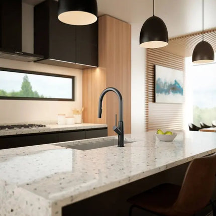 Kalia Karismatik Single Handle Kitchen Faucet Pull Down Dual Spray - Plumbing Market