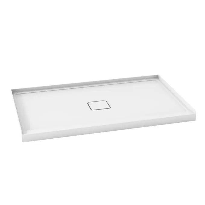Kalia Kover 60x36 Rectangular Shower Base Central Drain With Flange - Plumbing Market