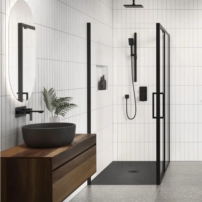 Kalia Lauza 60x36 Rectangular Acrylic Shower Base With Flange Kit - Plumbing Market