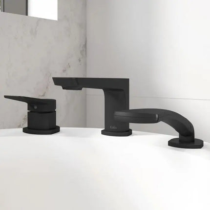 Kalia Moroka 3 Piece Deck Mount Bathtub Faucet With Hand Shower - Plumbing Market