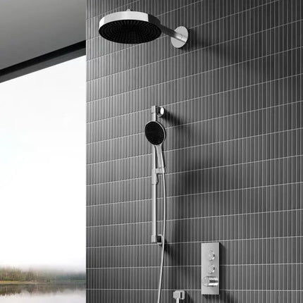 Kalia Moroka TB2 Shower Faucet With Hand Shower Push Button Valves - Plumbing Market
