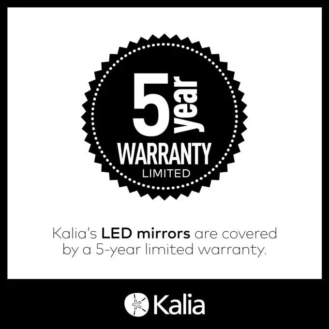 Kalia Nox Led-Illuminated Framed Bathroom Mirror 20" x 32" - Plumbing Market