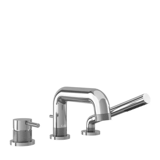 Kalia Preciso 3 Piece Deck Mount Bathtub Filler With Hand Shower - Plumbing Market