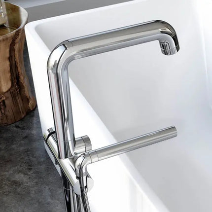 Kalia Preciso Free Standing Bathtub Filler Faucet With Hand Shower - Plumbing Market