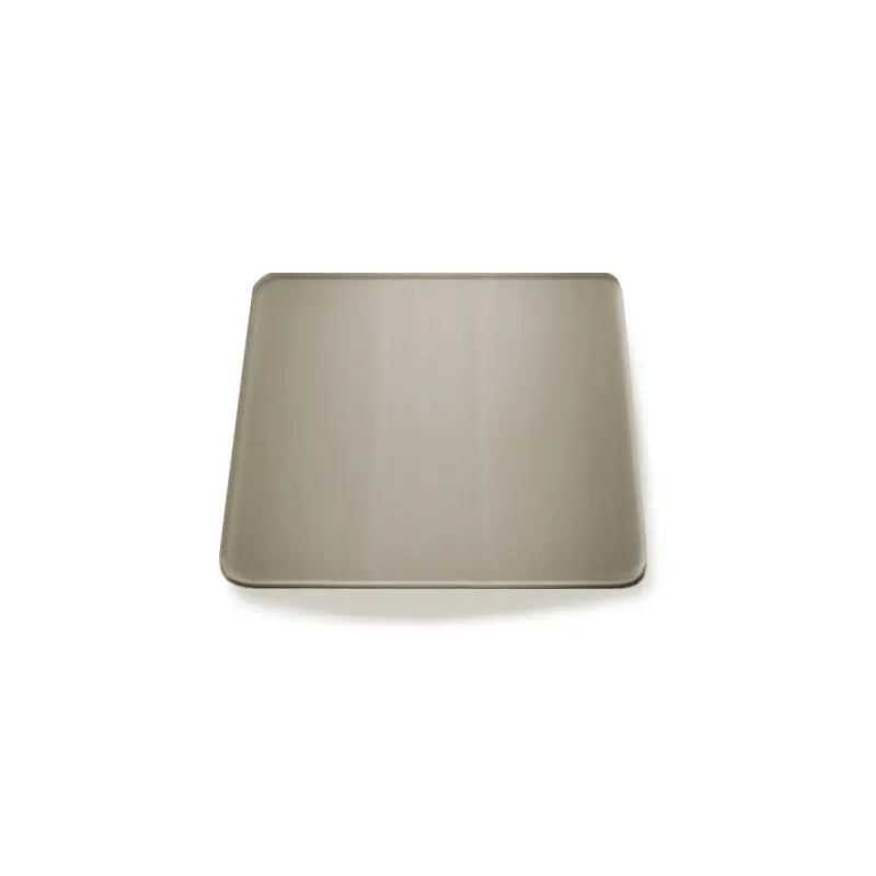 Kalia Push Drain With Overflow Assembly with 68mm Square Cap Brushed Nickel AC1330-120 - Plumbing Market