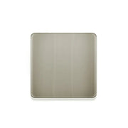 Kalia Push Drain With Overflow Assembly with 68mm Square Flat Cap Brushed Nickel AC1331-120 - Plumbing Market