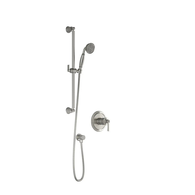 Kalia RUSTIK PB1 : Pressure Balance Shower System Pure Nickel PVD BF1509-125 - Plumbing Market