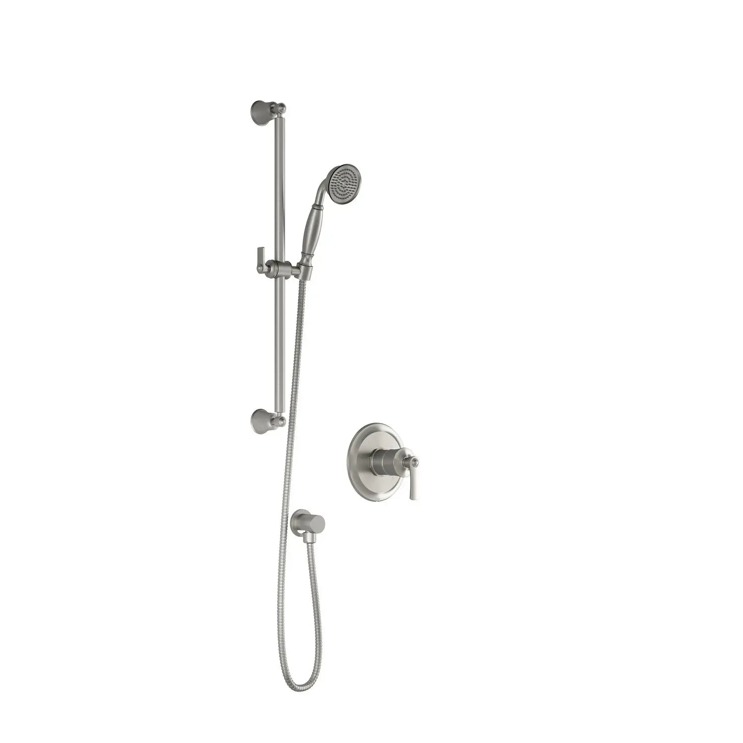 Kalia RUSTIK PB1 (Valve Not Included) : Pressure Balance Shower System Pure Nickel PVD BF1515-125 - Plumbing Market