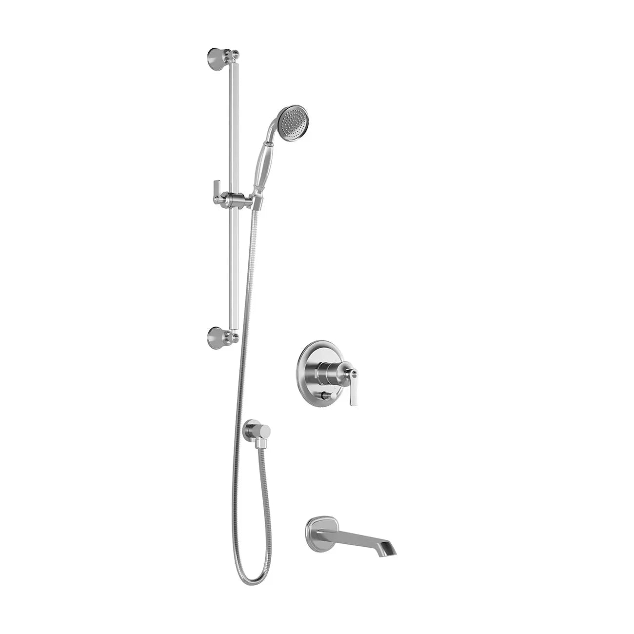 Kalia RUSTIKPB2 (Valve Not Included) : Pressure Balance Tub and Shower System Chrome BF1516-110 - Plumbing Market