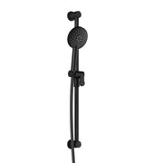Kalia RoundOne 2-Jet Handshower, Wallbar and 60'' Flexible and Soft PVC Hose Assembly Matte Black BF1635-160 - Plumbing Market