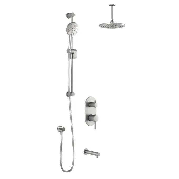 Kalia RoundOne TD3 Aquatonik Shower Faucet System With Diverter - Plumbing Market