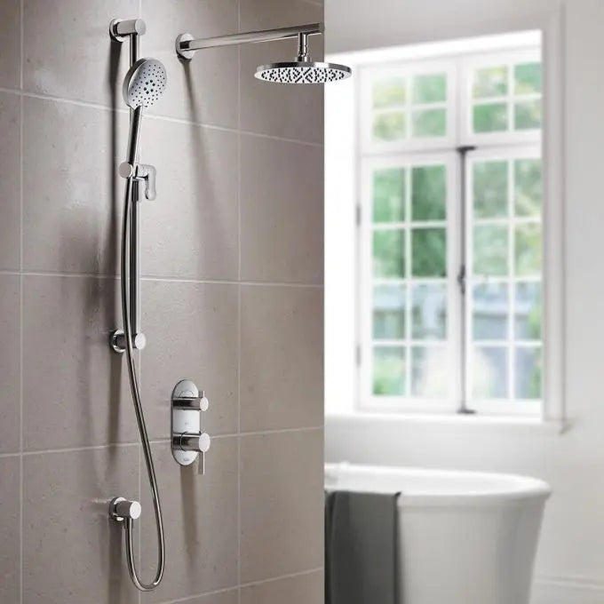 Kalia RoundOne TD3 Aquatonik Shower Faucet System With Diverter - Plumbing Market