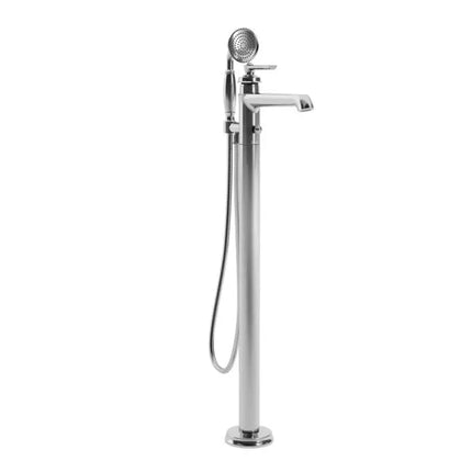 Kalia Rustik Free Standing Bathtub Tub Filler Faucet With Hand Shower - Plumbing Market
