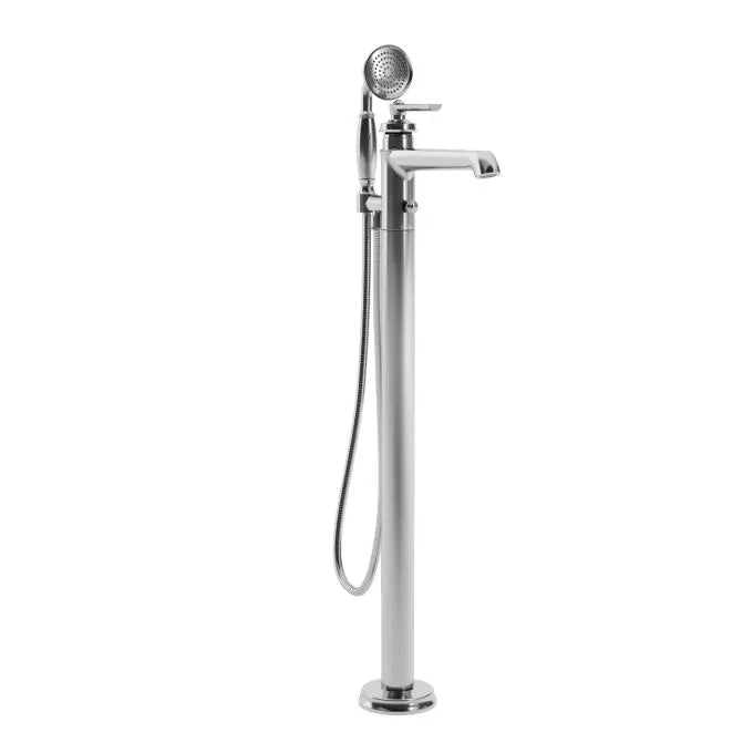 Kalia Rustik Free Standing Bathtub Tub Filler Faucet With Hand Shower - Plumbing Market