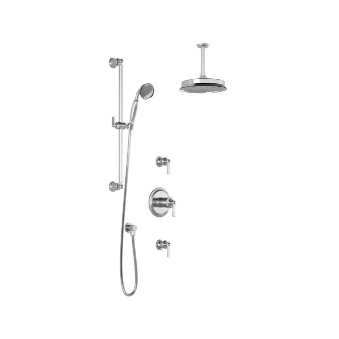 Kalia Rustik T2 Aquatonik Shower Faucet System With Hand Shower - Plumbing Market