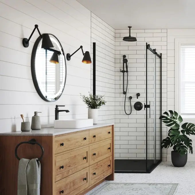 Kalia Rustik TD3 Aquatonik Shower Faucet System With Hand Shower - Plumbing Market