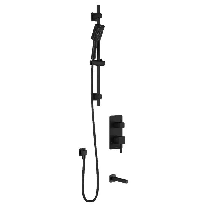 Kalia SOBRIO PB2 (Valve Not Included) : Pressure Balance Shower System Matte Black BF2086-160 - Plumbing Market